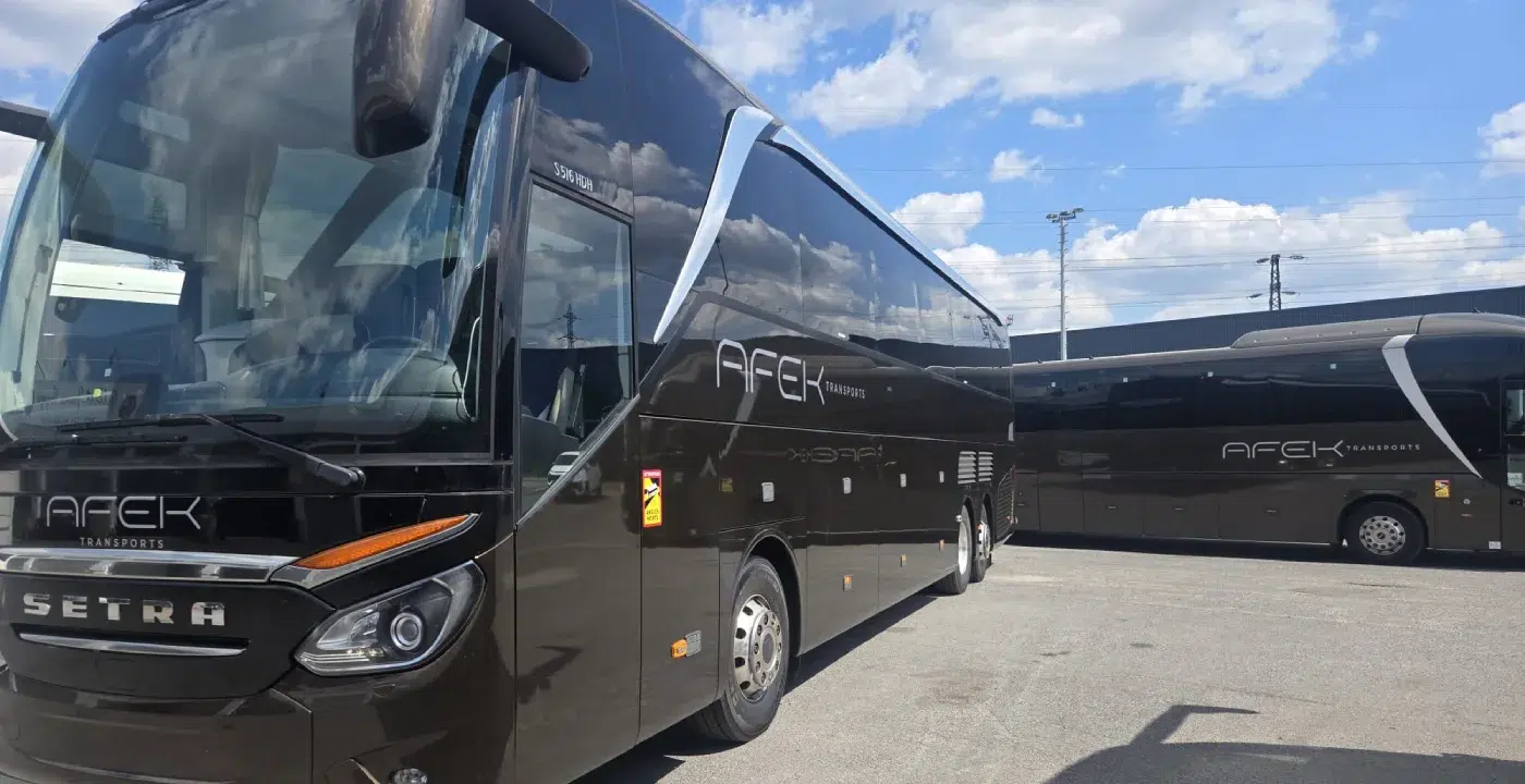 Airport shuttles service by Afek Transports